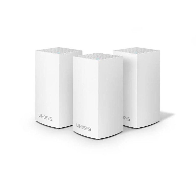 Linksys Velop Whole Home Intelligent Mesh WiFi System, Dual-Band, 3-pack - راوتر لاسلكي